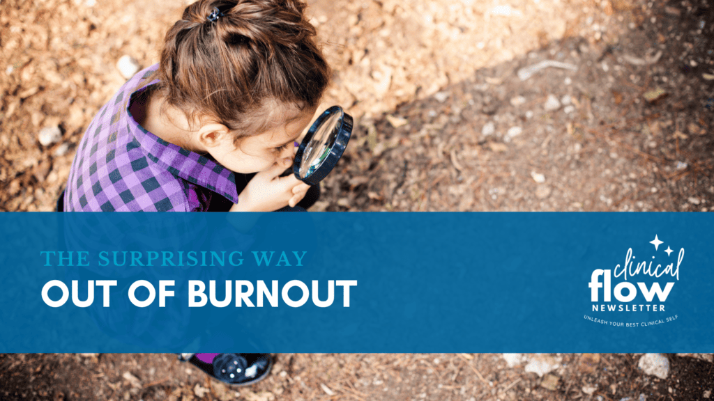 The surprising way out of burnout